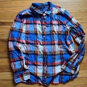 J.Crew plaid flannel